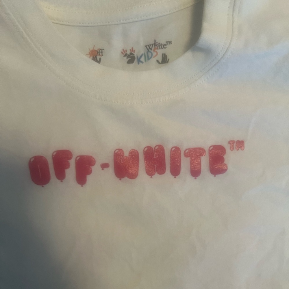 Off white girl shirt